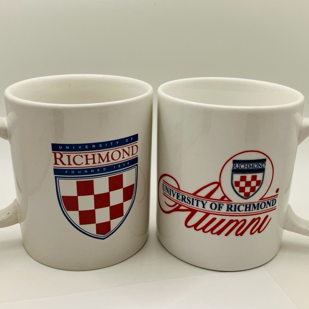 University of Richmond, Virginia Alumni White Mug Set